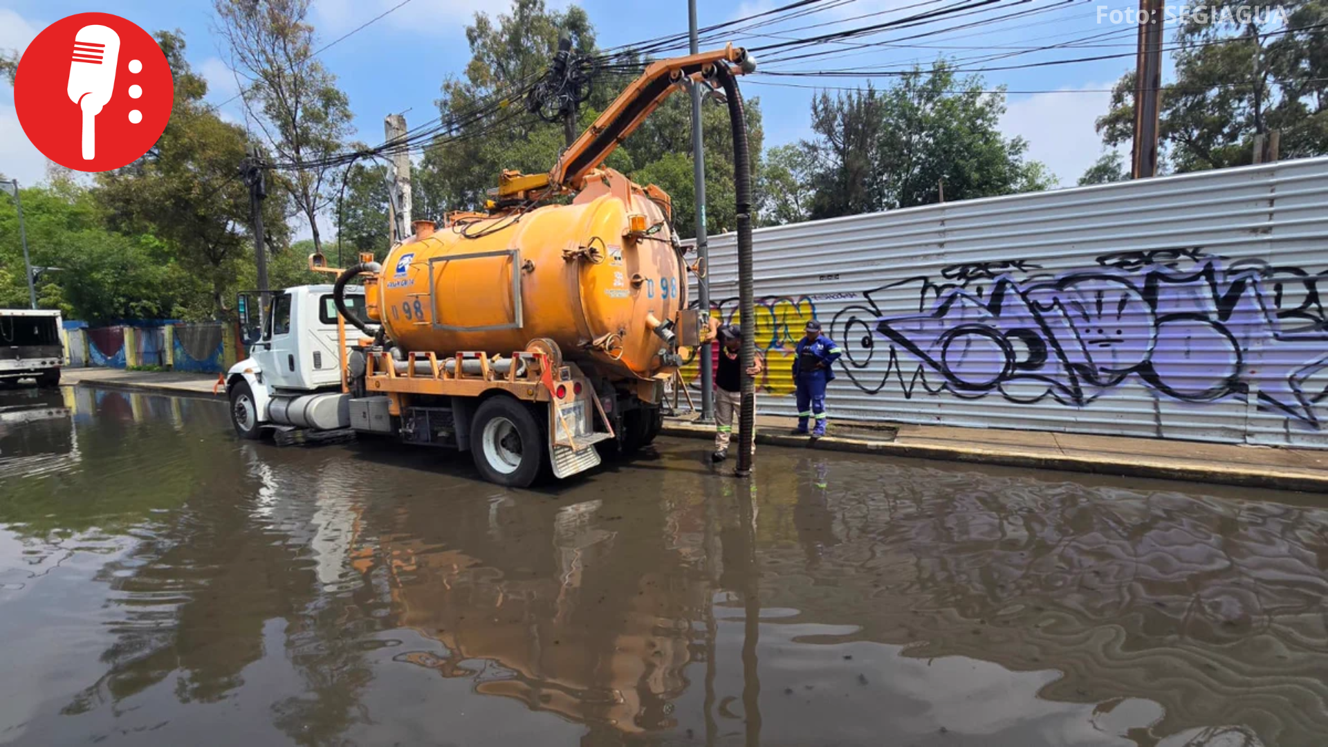 SEGIAGUA despliega 134 elementos y 54 equipos para atender lluvias en CDMX