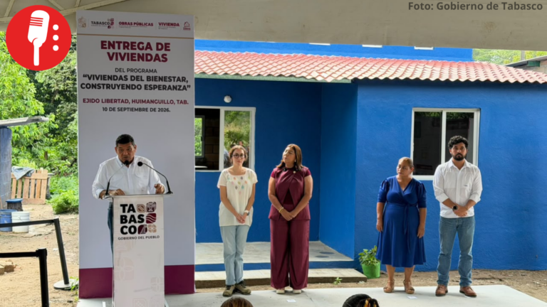 Entrega May 28 Viviendas del Bienestar en Huimanguillo; inversión supera los 9 mdp