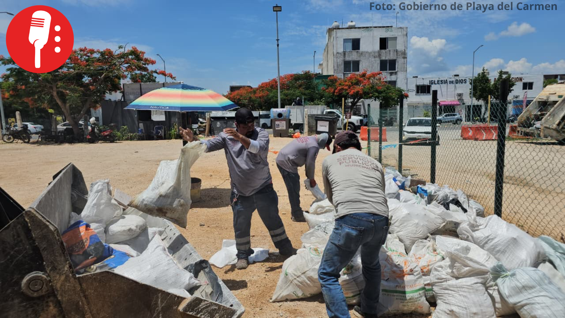 Retiran más de 25 toneladas de cacharros en Playa del Carmen