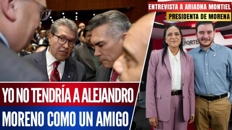 Entrevista | Yo no tendría amigos como Alito Moreno responde Ariadna Montiel a Monreal