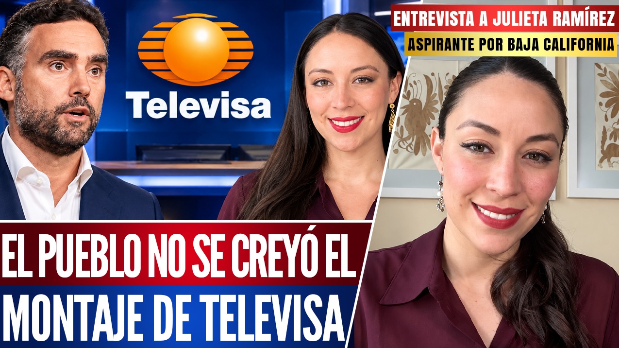 Entrevista | Televisa pierde: Julieta Ramírez gana y se perfila para ganar Baja California