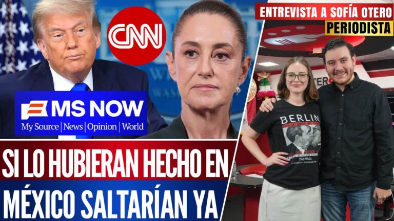 Entrevista | Corren a reporteros de la conferencia; ah pero no fuera Claudia: Sofía Otero