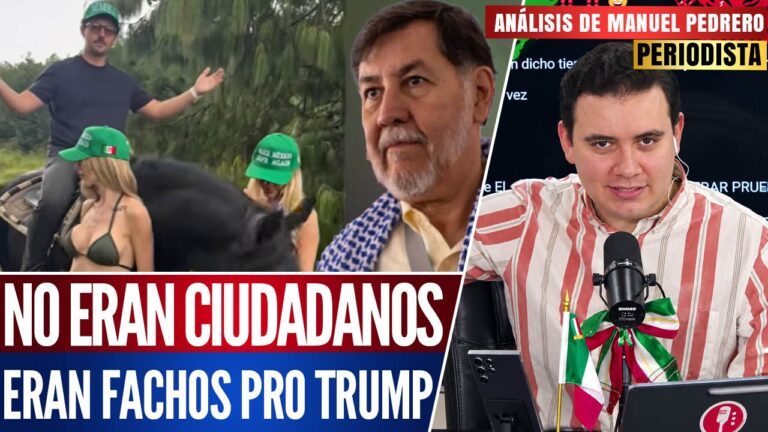 Análisis | Los atacantes de Noroña usan a mujeres como objetos y son pro trumpistas: Manuel Pedrero