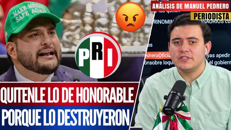Análisis | Manuel Pedrero truena contra Morena por permitir al PRIAN insultar el Congreso de la Unión