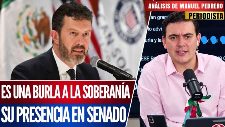Análisis | ¿Qué hace un gringo en el Senado? Pedrero explota por presencia de injerencistas en México
