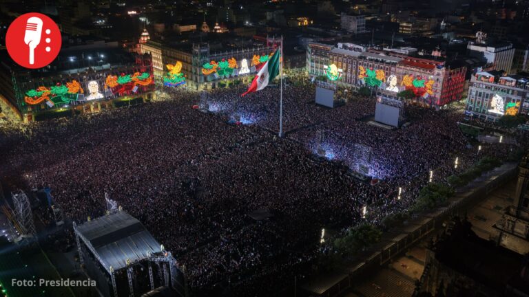 Sheinbaum reúne a más de 300 mil personas en el Zócalo por el Grito