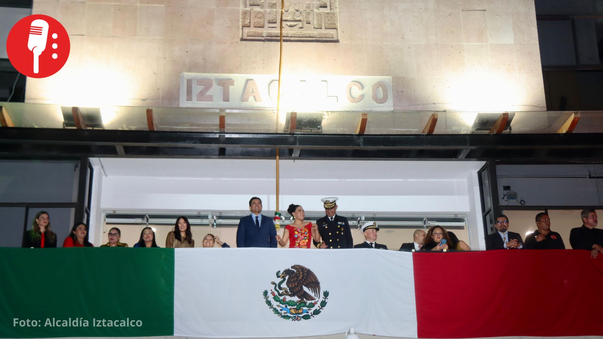 “¡Viva la democracia y la soberanía!”: Lourdes Paz encabezó Grito en Iztacalco