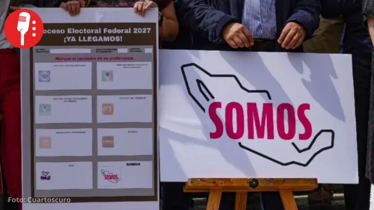 INE va a frenar a “Somos”: su logo se parece demasiado al de Fuerza México, dice