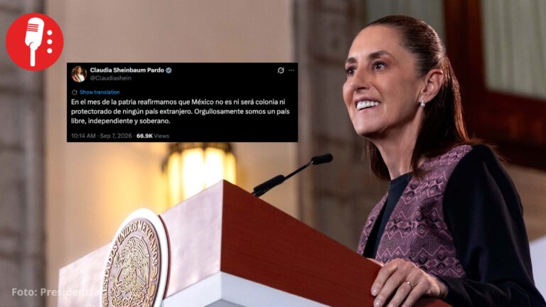 En mes patrio, Sheinbaum refrenda que México no es colonia ni territorio de Estados Unidos