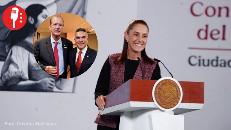 Sheinbaum se burla de la reunión entre Fox y Alito: “¡Ahí la llevan, síganle; van bien!”