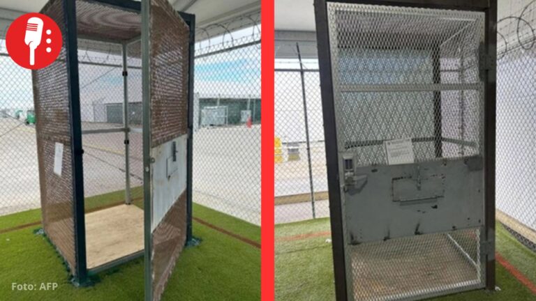 ICE encerró a migrantes en jaulas diminutas en el ‘Alcatraz de Florida’