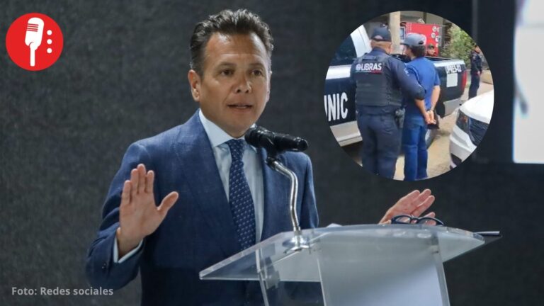 Detienen a hombre tras reclamar a Pablo Lemus por agua limpia en Guadalajara