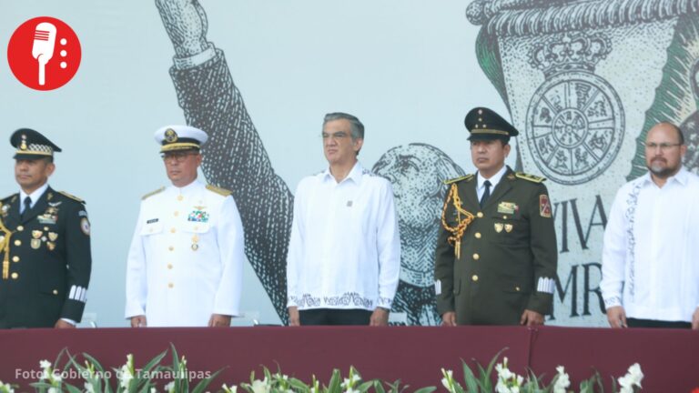 Américo Villarreal encabezó desfile de Independencia con más de 3 mil participantes en Tamaulipas