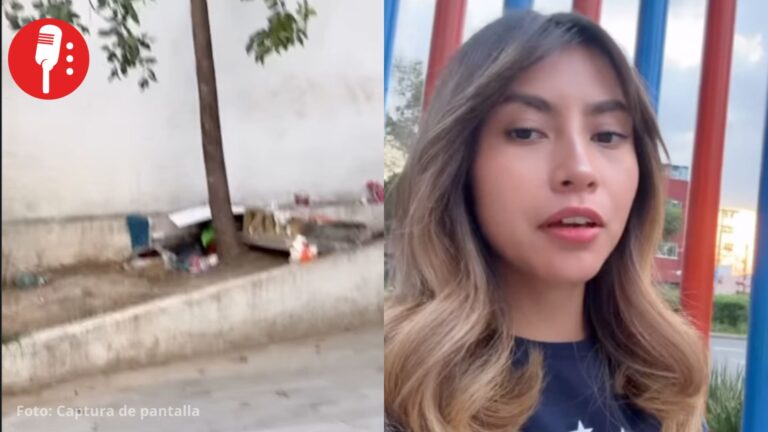 Denuncia mal estado de espacios públicos y termina encerrada en parque de la Cuauhtémoc