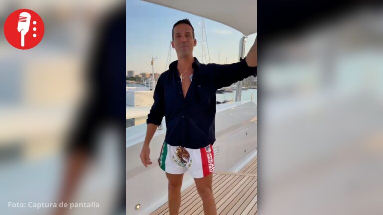 Sobrino de Salinas Pliego le falta el respeto a la bandera de México