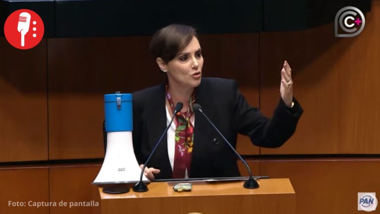 La plurinominal panista, Lilly Téllez, le copia el discurso a Trump y arremete contra Morena