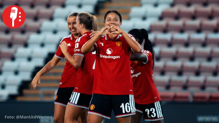 La mexicana Rebeca Bernal firma doblete en su primer partido como titular con Manchester United