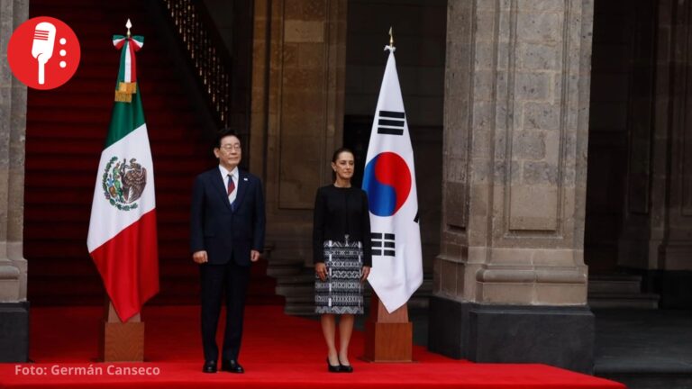 Sheinbaum recibe a presidente de Corea del Sur en Palacio Nacional