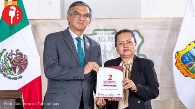 Américo Villarreal anuncia rehabilitación de caminos y ambulancia para Villagrán