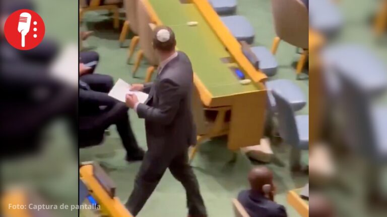 Israel hace una lista de los países que abandonaron a Netanyahu en la ONU
