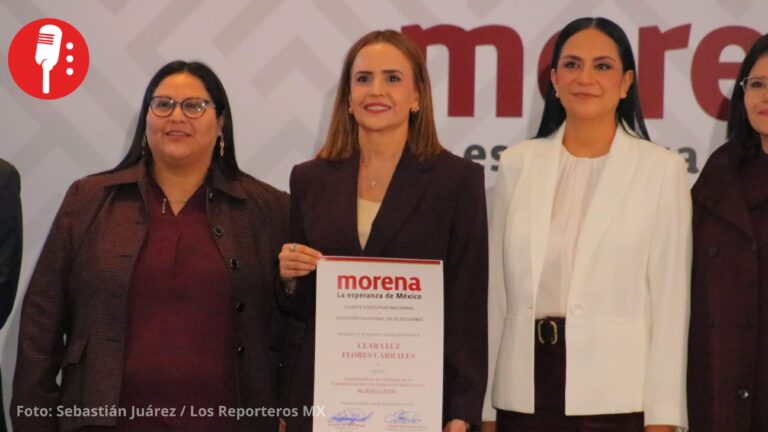 Clara Luz Flores encabezará Morena rumbo a 2027 en Nuevo León