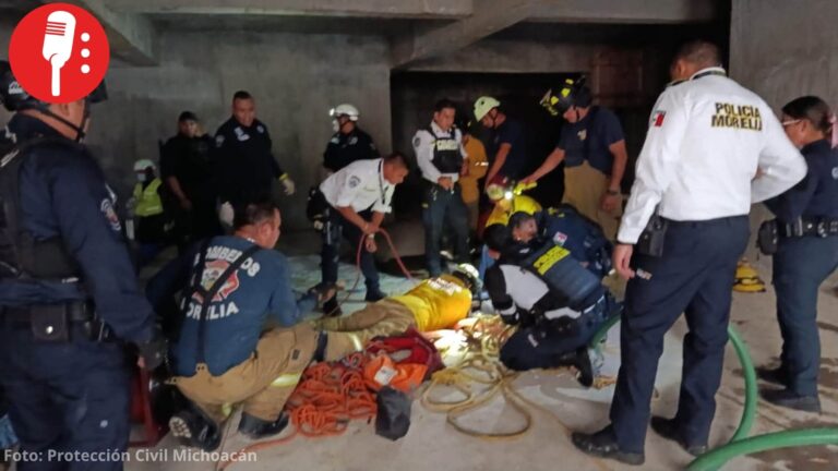 Mueren cuatro albañiles al quedar atrapados en construcción en Morelia