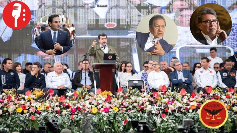Monreal, Higinio y Vargas se exhiben junto a Pedro Haces y CATEM rumbo a 2027