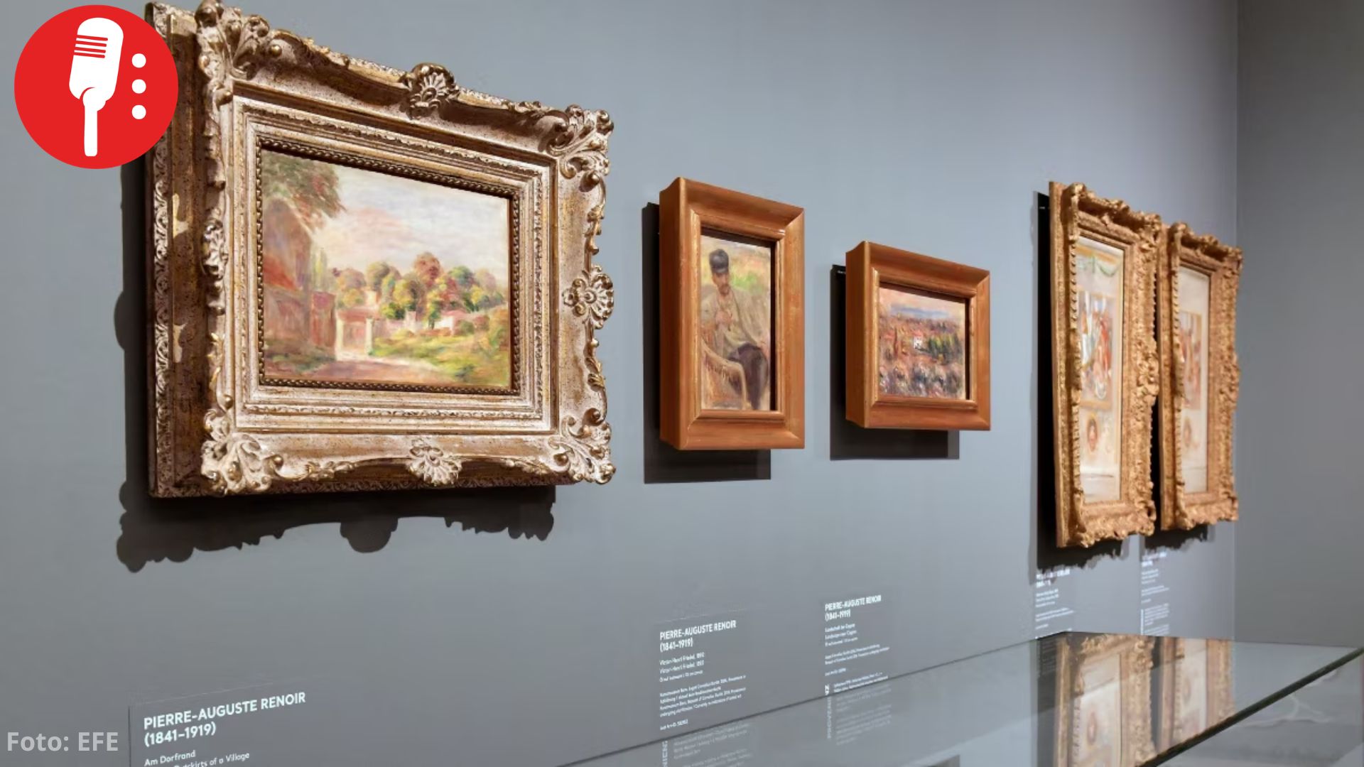 Roban cuatro cuadros de Renoir en Francia; dos fueron recuperados