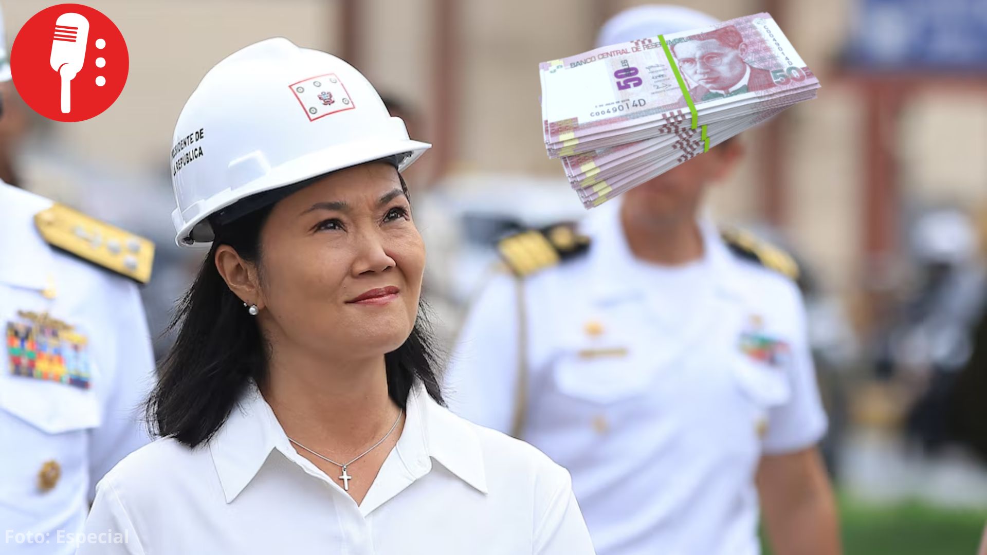 Keiko Fujimori cobra casi 11 mil 500 dólares en su primer mes como presidenta de Perú