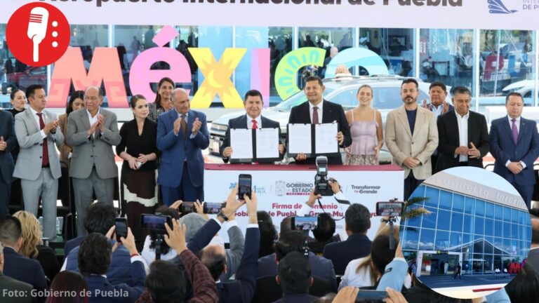Aeropuerto de Puebla recibirá inversión histórica de más de mil millones de pesos
