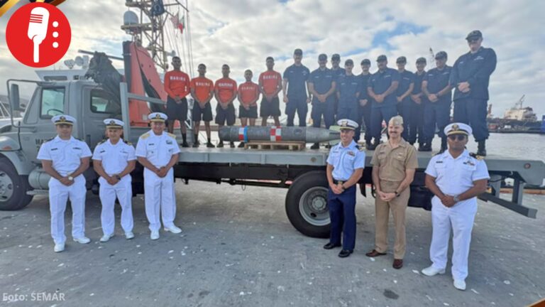 EUA pierde torpedo en ejercicio militar y termina en aguas de Ensenada, México