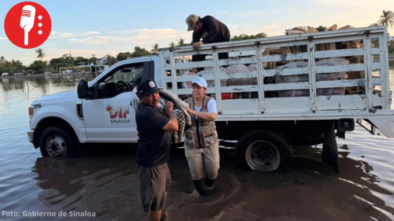 Atienden a familias afectadas por inundaciones en Sinaloa