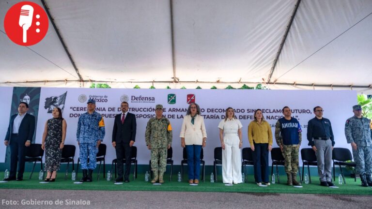 Destruyen en Sinaloa 639 armas y más de 153 mil cartuchos