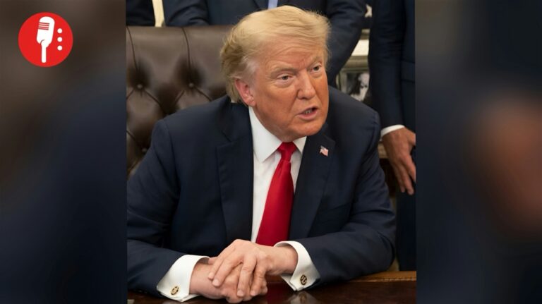 Trump estalla contra reportera por preguntar sobre un ataque nuclear a Irán