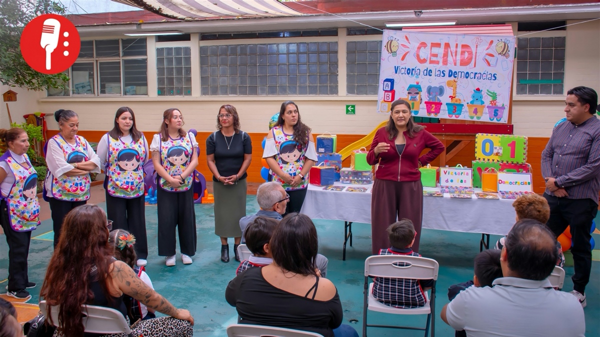 Azcapotzalco renueva las aulas de sus CENDI para el regreso a clases
