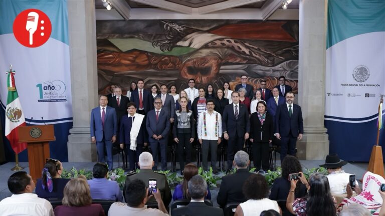 Sheinbaum defiende al nuevo Poder Judicial en el primer aniversario de la Corte
