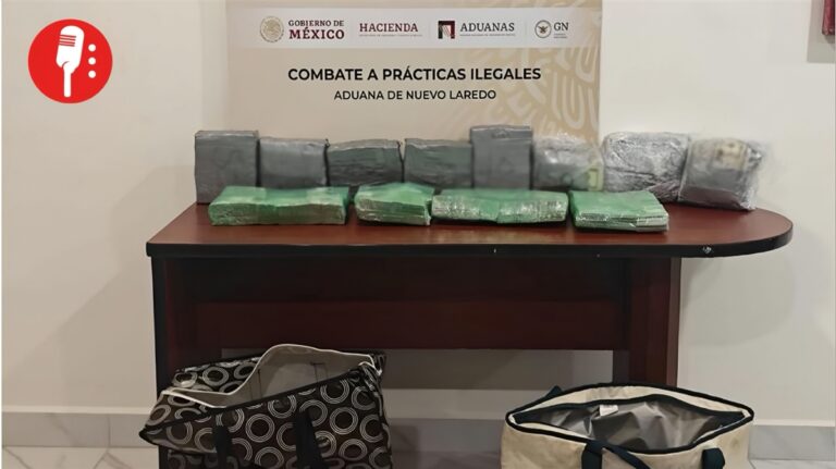 Aduanas detecta casi 770 mil dólares ocultos en Nuevo Laredo