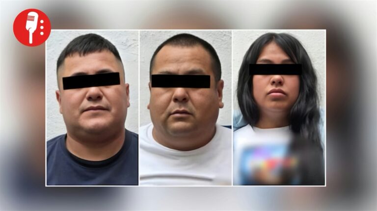 Cae trío señalado de cobrar piso en La Merced, con armas y casi 200 dosis de droga