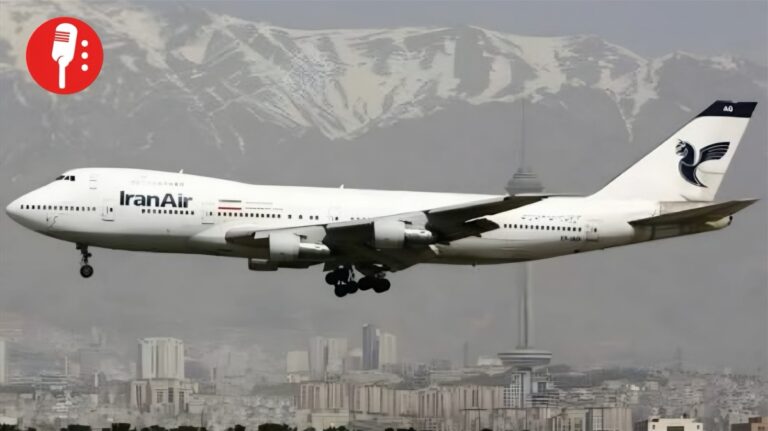 Irán amenaza con cerrar el espacio aéreo regional si Washington la bloquea