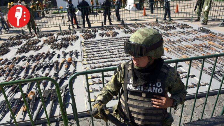 Siete de cada 10 armas del crimen en México vienen de EUA