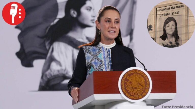 Sheinbaum exige a Defensa responder sobre la desaparición de Alicia de los Ríos