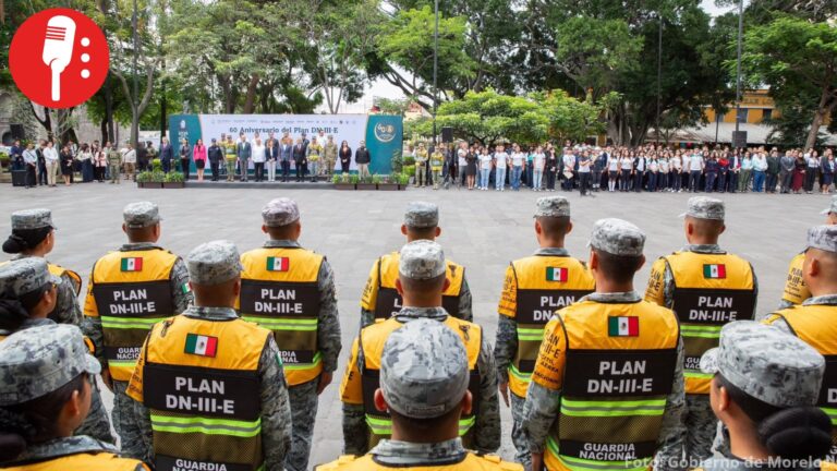 Morelos realiza homenaje por los 60 años del Plan DN-III-E