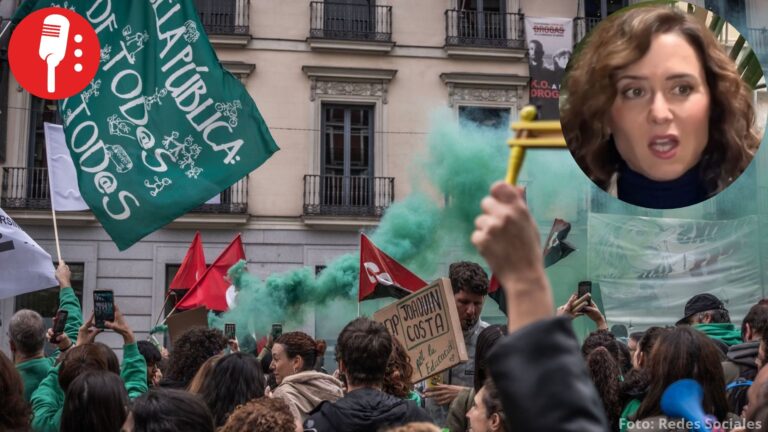 Docentes de Madrid protestan contra Díaz Ayuso en cuarto día de huelga indefinida