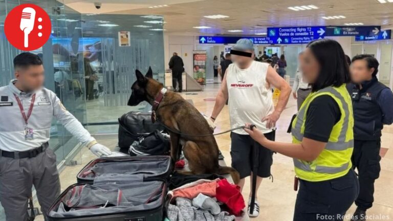 Detienen a persona con 10 kilos de cocaína en el Aeropuerto de Cancún