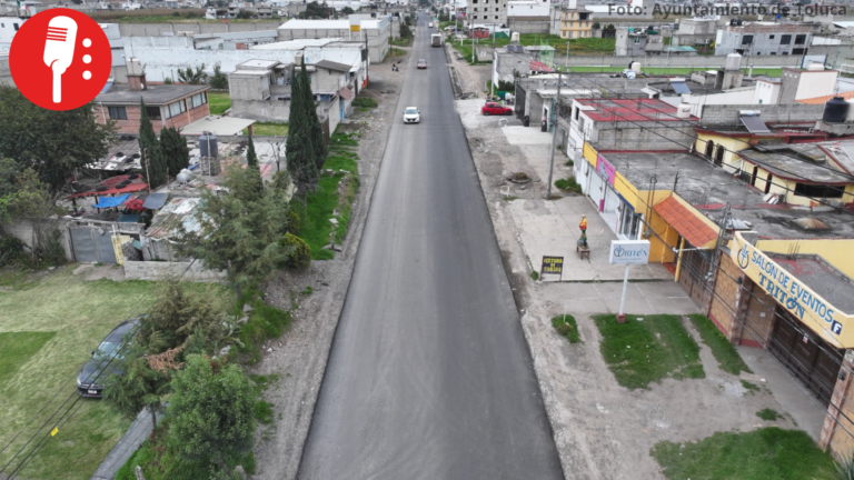Rehabilitan calle Ignacio López Rayón para mejorar movilidad en zona norte de Toluca