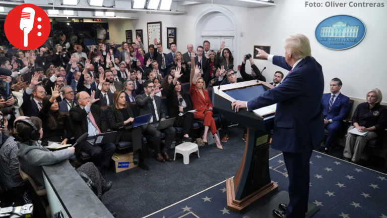 Trump quiere convertir la sala de prensa de la Casa Blanca en una piscina