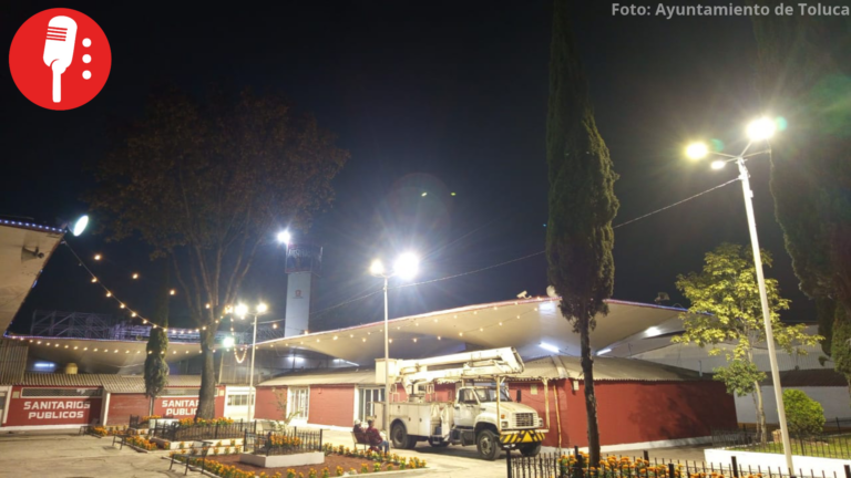 Renuevan la explanada de comida del Mercado Juárez en Toluca