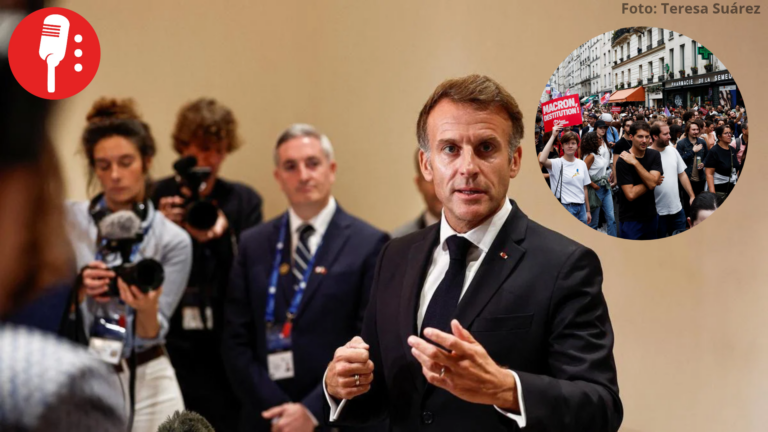 Hacia autoritarismo y censura: Macron amenaza con ‘restringir’ protestas en Francia