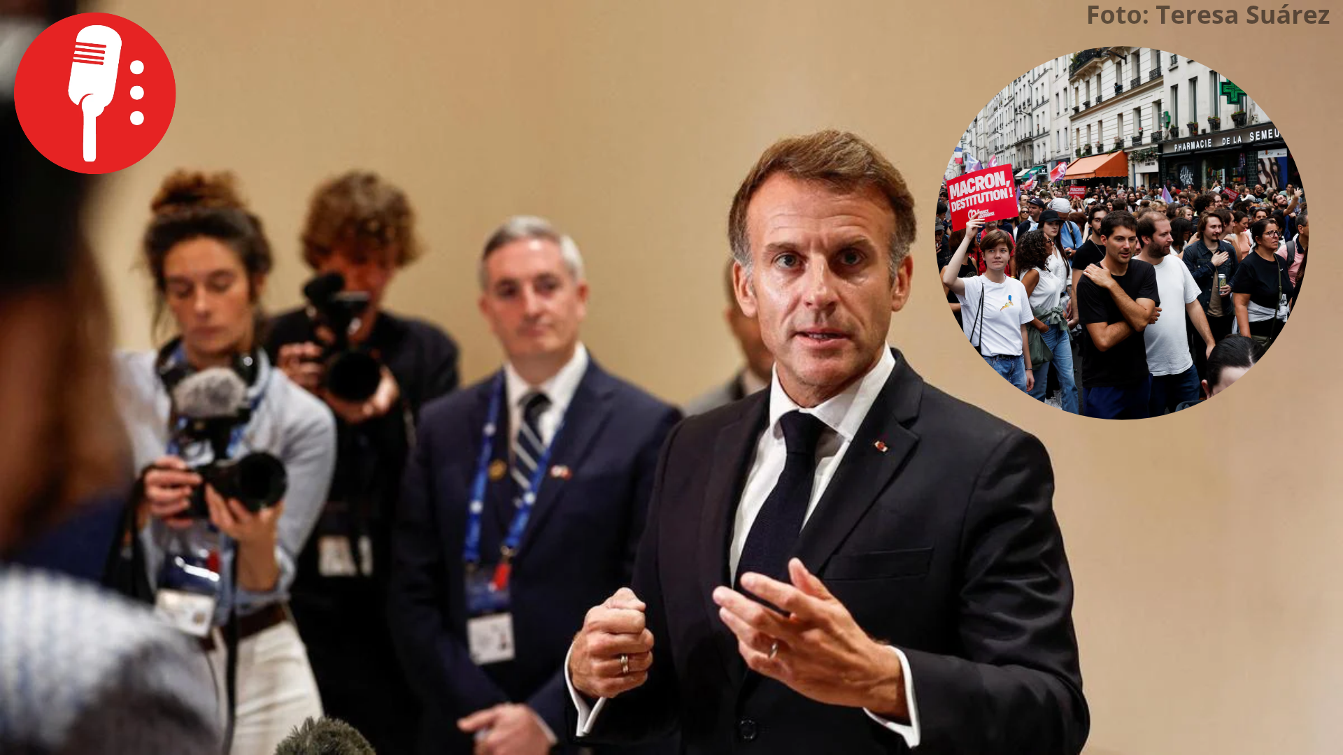Hacia autoritarismo y censura: Macron amenaza con ‘restringir’ protestas en Francia