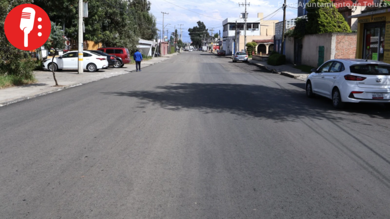 Toluca repavimenta vialidades del sur para mejorar la movilidad y prevenir encharcamientos